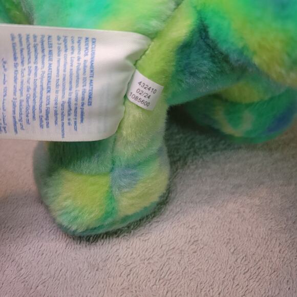 Build A Bear Tie-dye Chameleon Lizard Green Blue BAB Stuffed Plush 2024 - Picture 5 of 7